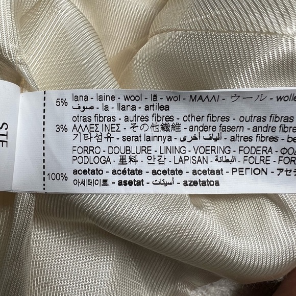 Zara textured Cropped Blazer with Gold Buttons - Picture 10 of 14